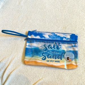 SALT IN THE AIR SAND IN MY HAIR BEACH POUCH